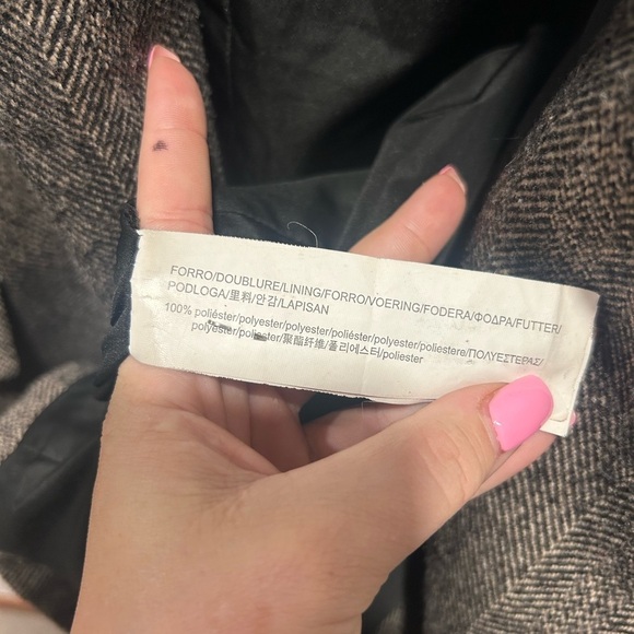 PULL & BEAR size M oversized long sleeve coat, with pockets, liner - Picture 7 of 9